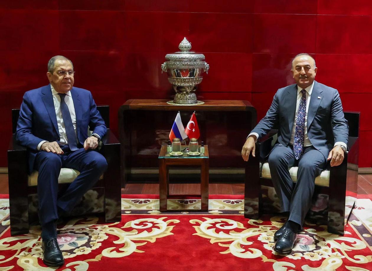 土耳其外长与俄罗斯外长举行会晤