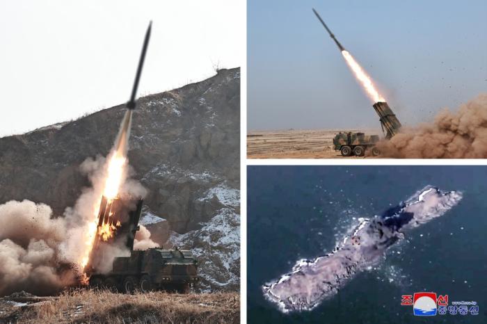 朝鲜成功研发可控火箭炮弹和